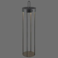 Luminaires Leuchten Direkt ANSELM Lampadaire LED Noir, 1 lumière