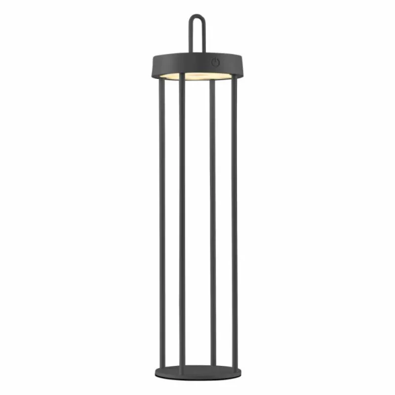Luminaires Leuchten Direkt ANSELM Lampadaire LED Noir, 1 lumière