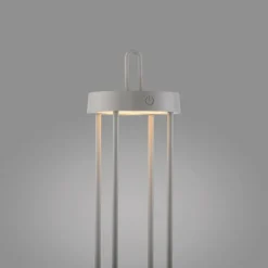 Luminaires Leuchten Direkt ANSELM Lampadaire LED Gris, 1 lumière