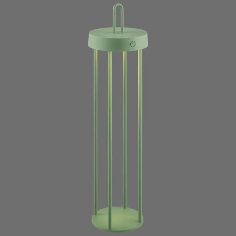 Luminaires Leuchten Direkt ANSELM Lampadaire LED Vert, 1 lumière