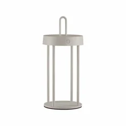 Luminaires Leuchten Direkt ANSELM Lampe à poser LED Gris, 1 lumière