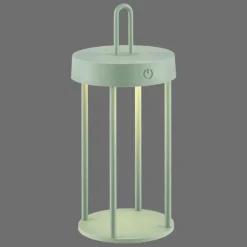 Luminaires Leuchten Direkt ANSELM Lampe à poser LED Vert, 1 lumière