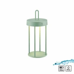 Luminaires Leuchten Direkt ANSELM Lampe à poser LED Vert, 1 lumière