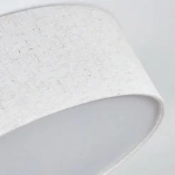 Lampes En Tissu-hofstein Antillo Plafonnier Blanc, 3 lumières