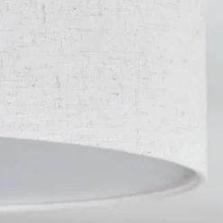 Lampes En Tissu-hofstein Antillo Plafonnier Blanc, 3 lumières