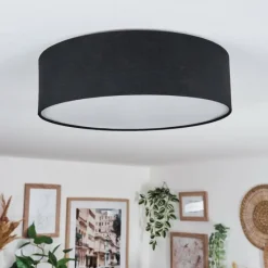 Lampes En Tissu-hofstein Antillo Plafonnier Blanc, 3 lumières