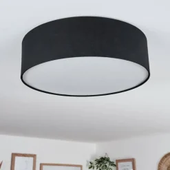 Lampes En Tissu-hofstein Antillo Plafonnier Blanc, 3 lumières