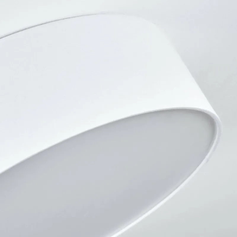 Lampes En Tissu-hofstein Antillo Plafonnier Blanc, 3 lumières