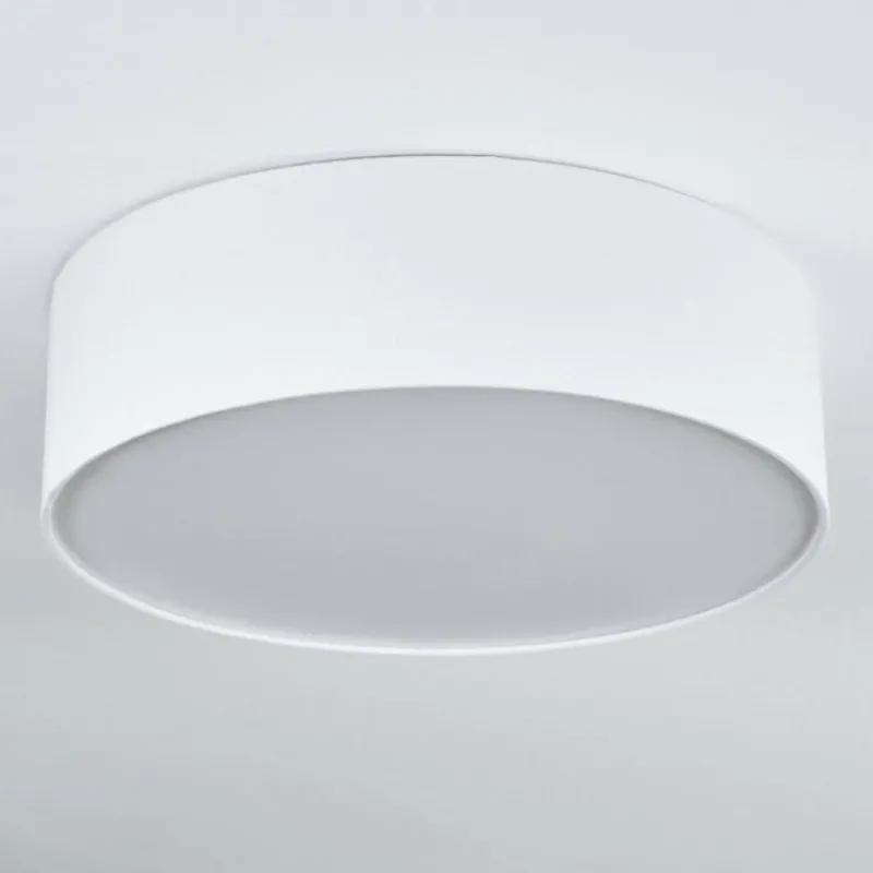 Lampes En Tissu-hofstein Antillo Plafonnier Blanc, 3 lumières