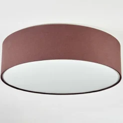 Lampes En Tissu-hofstein Antillo Plafonnier Brun, Blanc, 3 lumières