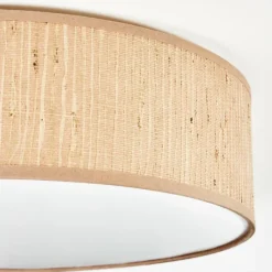 Lampes En Tissu-hofstein Antillo Plafonnier Brun, Écru, Blanc, 3 lumières