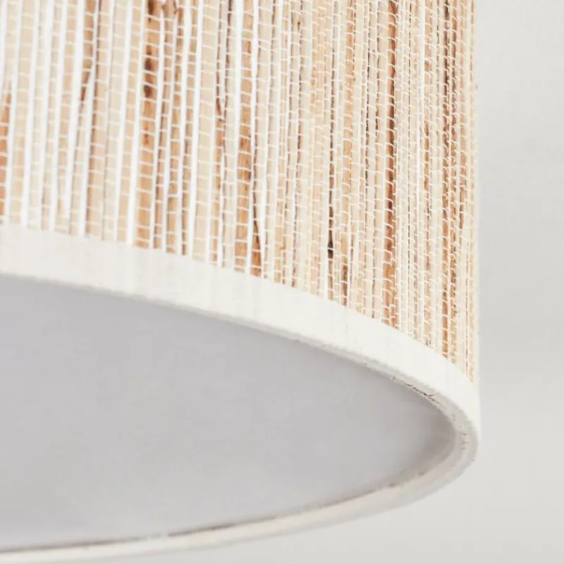 Lampes En Tissu-hofstein Antillo Plafonnier Nickel mat, 3 lumières