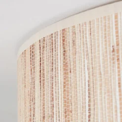 Lampes En Tissu-hofstein Antillo Plafonnier Nickel mat, 3 lumières