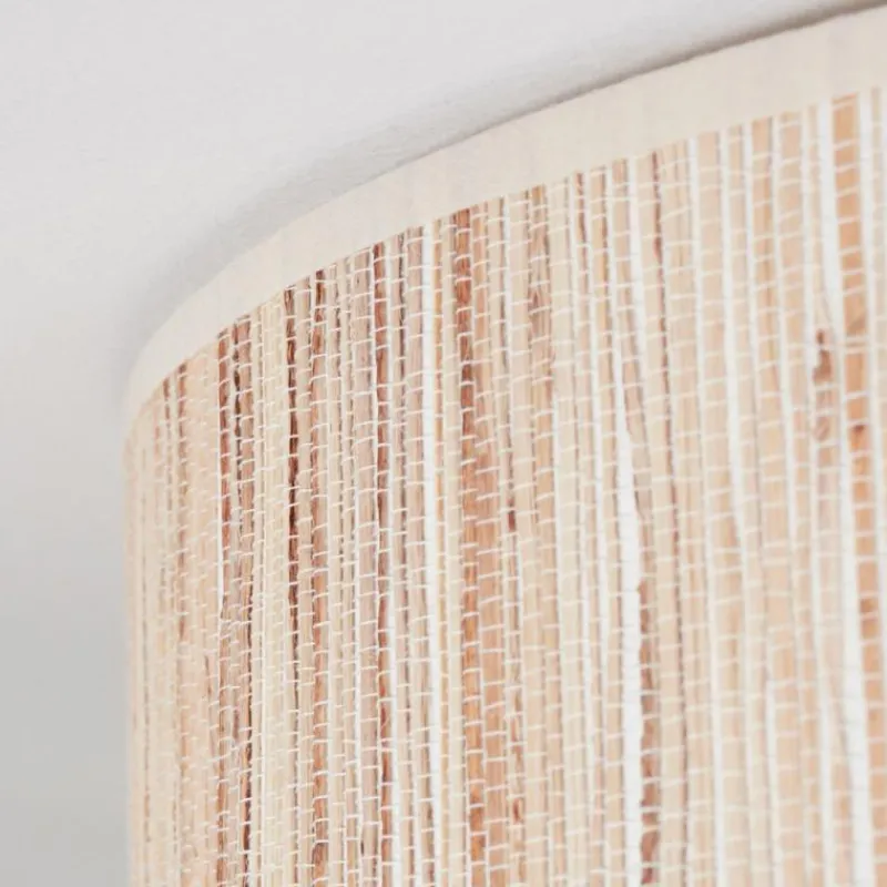 Lampes En Tissu-hofstein Antillo Plafonnier Nickel mat, 3 lumières