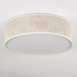 Lampes En Tissu-hofstein Antillo Plafonnier Nickel mat, 3 lumières