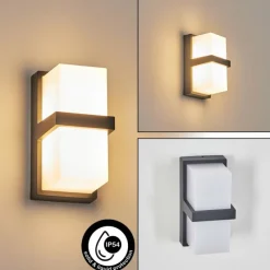 hofstein Antua Lampe murale d´extérieur, Luminaire Up & Down Anthracite, 1 lumière