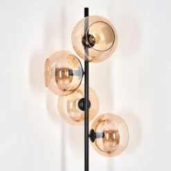 hofstein Apedo Lampadaire Ambre, 4 lumières