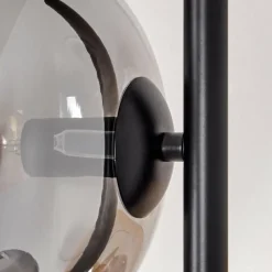 hofstein Apedo Lampadaire Ambre, Fumé, 3 lumières