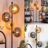 hofstein Apedo Lampadaire Ambre, Fumé, 4 lumières