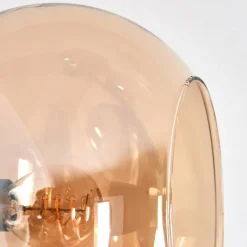 hofstein Apedo Lampadaire Ambre, Fumé, 4 lumières