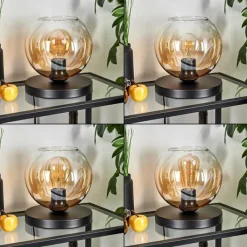 hofstein Apedo Lampe à poser Ambre, Clair, 1 lumière