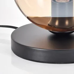 hofstein Apedo Lampe à poser Ambre, Clair, 1 lumière