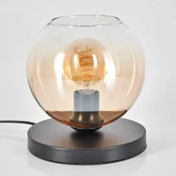 hofstein Apedo Lampe à poser Ambre, Clair, 1 lumière