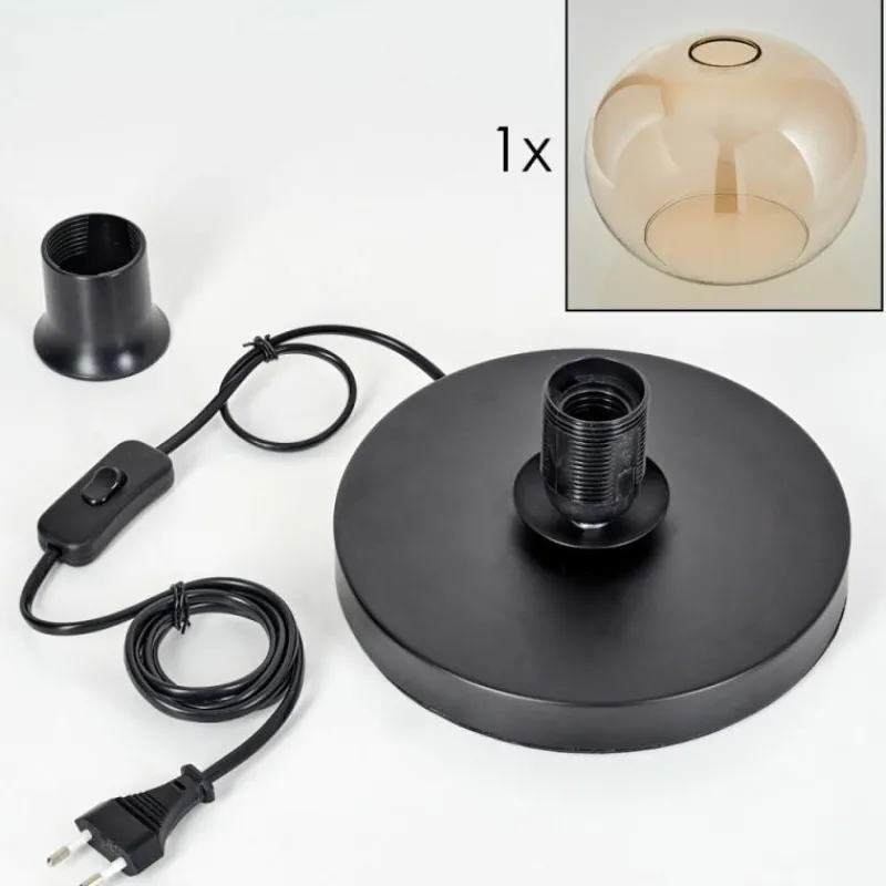 hofstein Apedo Lampe à poser Ambre, Clair, 1 lumière