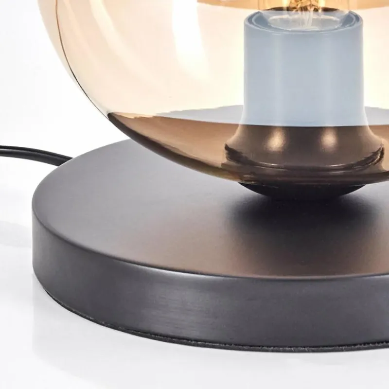 hofstein Apedo Lampe à poser Ambre, Clair, 1 lumière