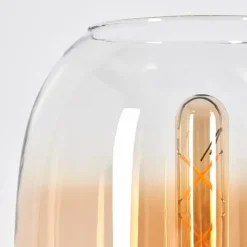 hofstein Apedo Lampe à poser Ambre, Clair, 1 lumière