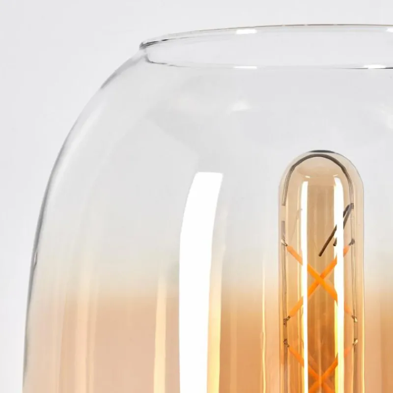 hofstein Apedo Lampe à poser Ambre, Clair, 1 lumière