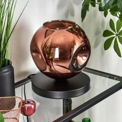 hofstein Apedo Lampe à poser Cuivré, 1 lumière