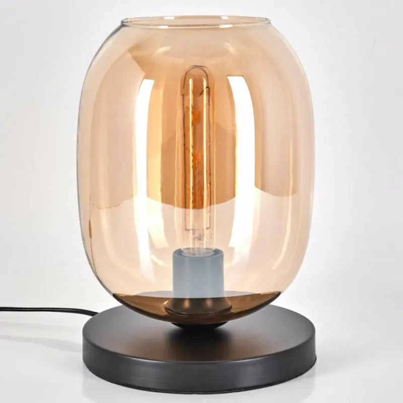 hofstein Apedo Lampe à poser Noir, 1 lumière