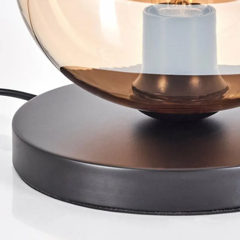 hofstein Apedo Lampe à poser Noir, 1 lumière