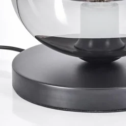 hofstein Apedo Lampe à poser Noir, 1 lumière