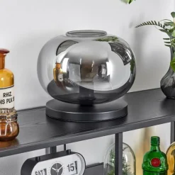 hofstein Apedo Lampe à poser Noir, 1 lumière