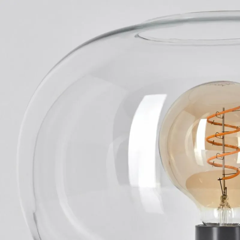 hofstein Apedo Lampe à poser Noir, 1 lumière