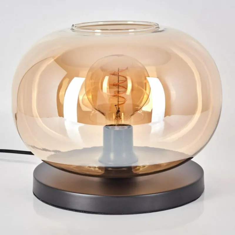 hofstein Apedo Lampe à poser Noir, 1 lumière