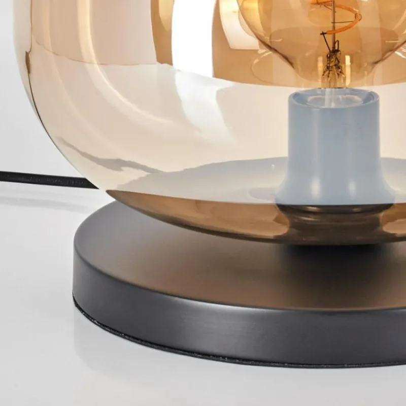 hofstein Apedo Lampe à poser Noir, 1 lumière