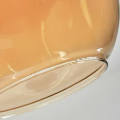 hofstein Apedo Plafonnier Ambre, 1 lumière