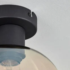 hofstein Apedo Plafonnier Ambre, 1 lumière