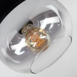 hofstein Apedo Plafonnier, Boule lumineuse Clair, Fumé, 1 lumière