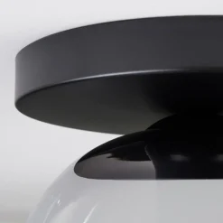 hofstein Apedo Plafonnier, Boule lumineuse Clair, Fumé, 1 lumière