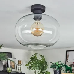 hofstein Apedo Plafonnier Clair, 1 lumière