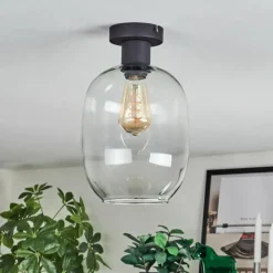 hofstein Apedo Plafonnier Clair, 1 lumière