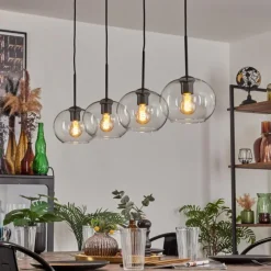 hofstein Apedo Suspension Clair, 4 lumières