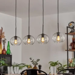 hofstein Apedo Suspension Clair, 4 lumières