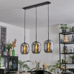 hofstein Apedo Suspension Fumé, 3 lumières