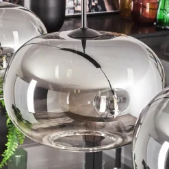 hofstein Apedo Suspension Noir, 3 lumières