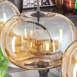 hofstein Apedo Suspension Noir, 3 lumières